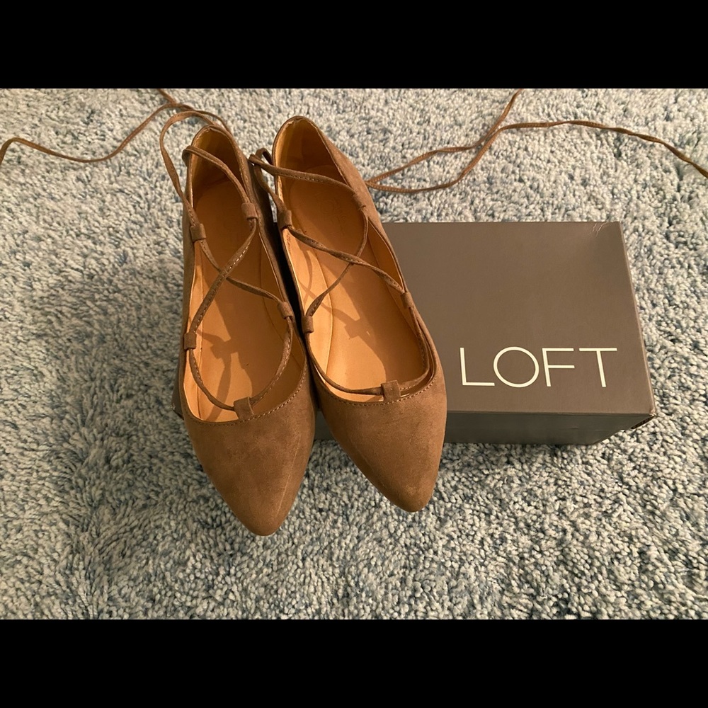 Loft Lace Up Flats